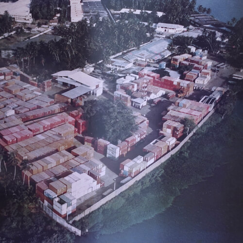 Historic image of the yard of Aitken Spence Logistics